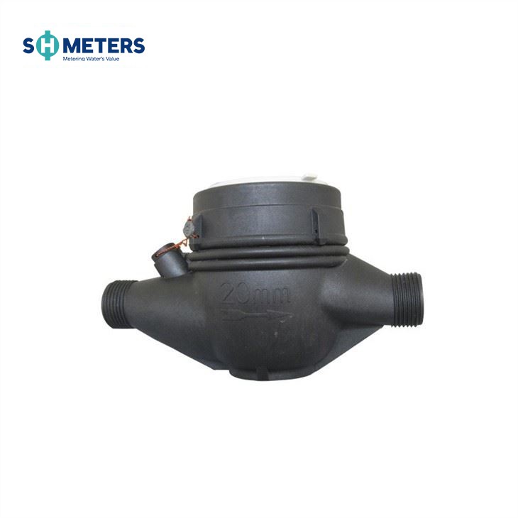 Residential 15mm- 50mm Plastic Water Meter Brass Multi-jet Water Meter