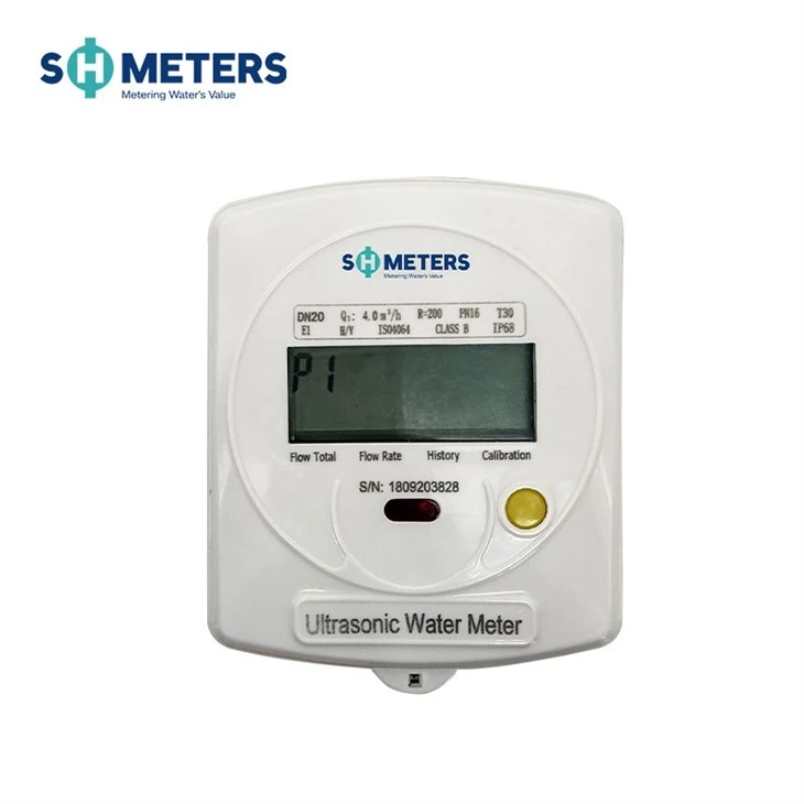 Smart Digital Ultrasonic Water Meter Lcd Display